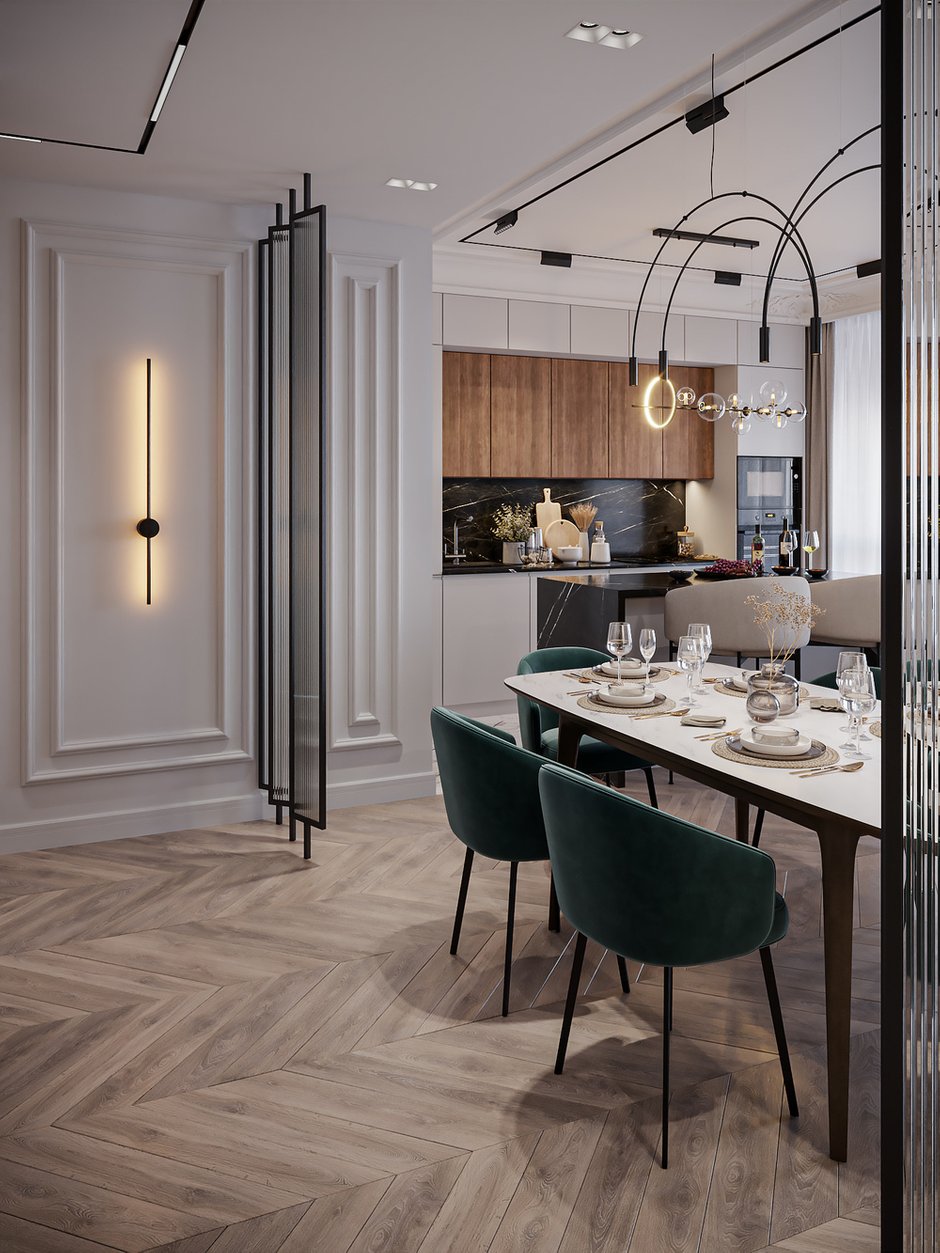 Фотография: Кухня и столовая в стиле Современный, Квартира, Проект недели, Санкт-Петербург, 3 комнаты, 60-90 метров, KS Interiors – фото на INMYROOM