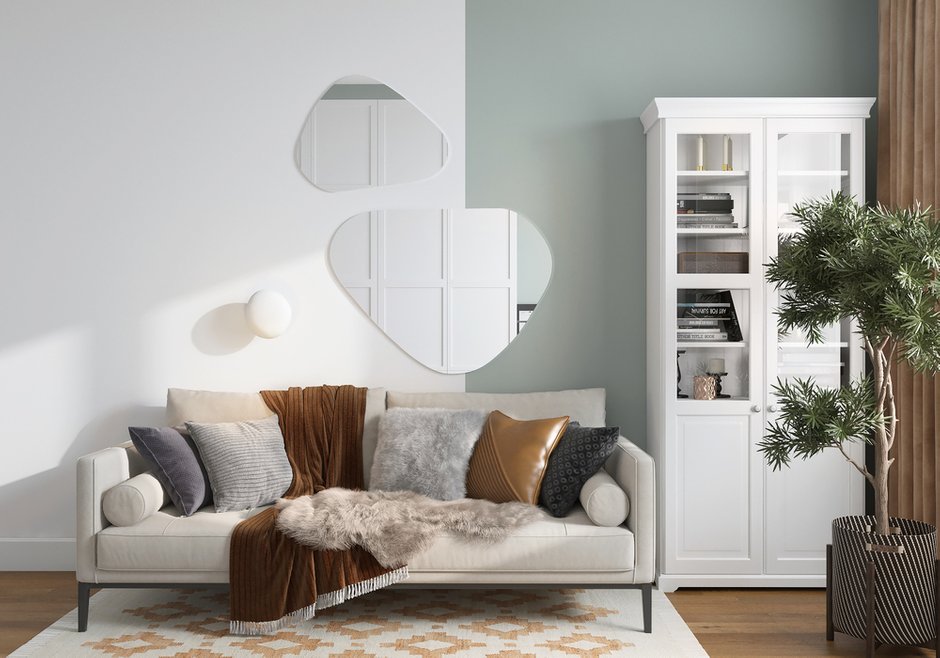 Фотография: Кабинет в стиле Современный, Скандинавский, Квартира, Проект недели, 2 комнаты, 60-90 метров, Марина Меренкова, Пушкино – фото на INMYROOM