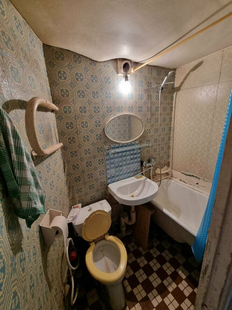Фотография: стильно, Ванная, Квартира, Ремонт, Хрущевка, интерьер ванной комнаты, идеи для ванной комнаты, ремонт ванной комнаты, маленькая ванная, ванная в хрущевке – фото на INMYROOM