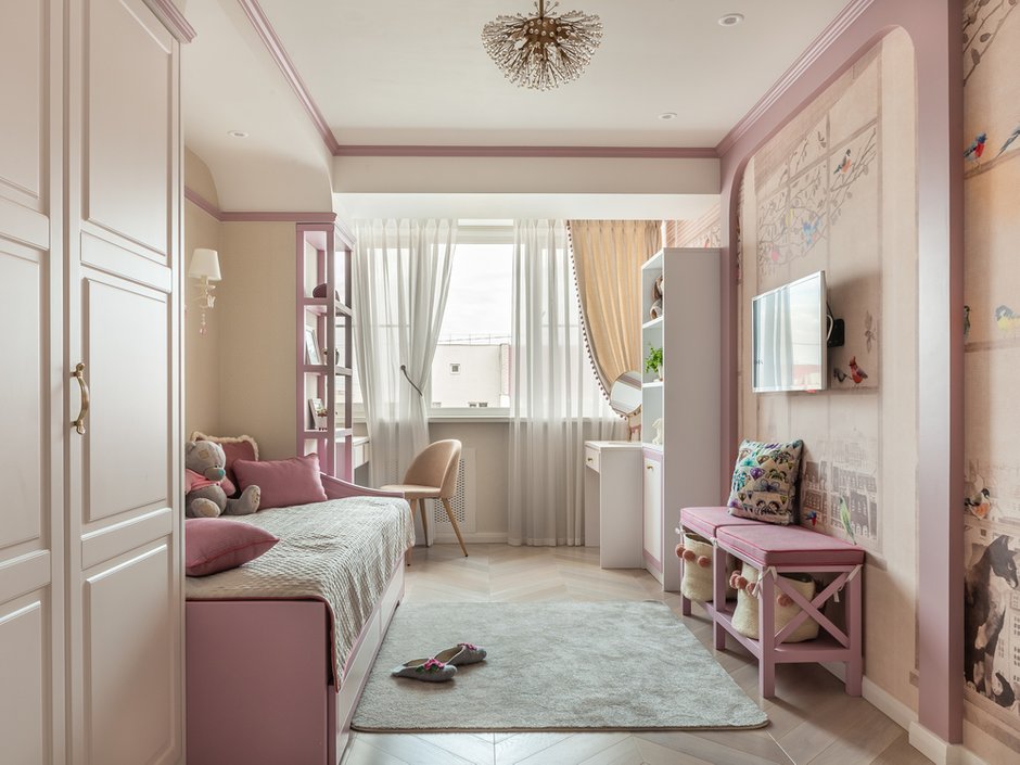 Фотография: Детская в стиле Современный, Классический, Квартира, Проект недели, Самара, Artek Design Studio, 4 и больше, Более 90 метров, Оксана Агапонова – фото на INMYROOM