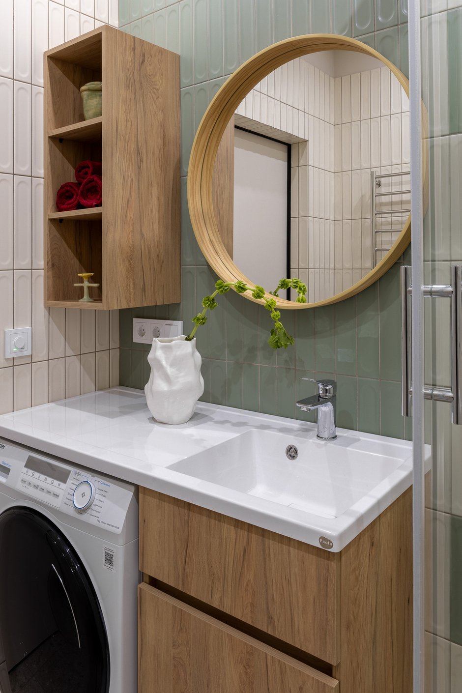 Фотография:  в стиле , Малогабаритная квартира, Квартира, Проект дня, Москва, 1 комната, 40-60 метров, Ирина Долганова, современный с элементами минимализма и скандинавского стиля – фото на INMYROOM