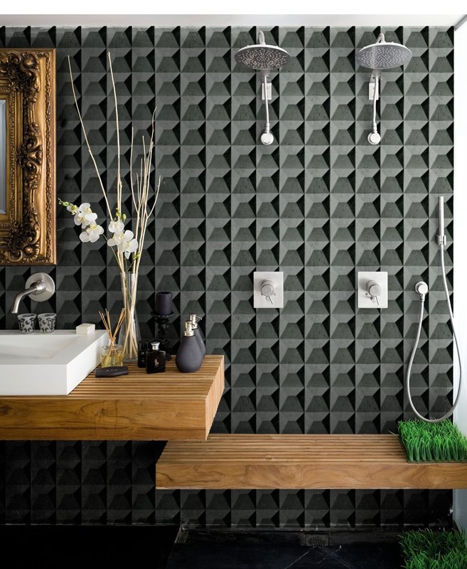 Фотография: Ванная в стиле Современный, Карта покупок, Индустрия, Фотообои – фото на INMYROOM