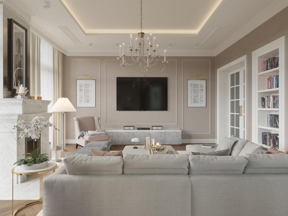 Фотография: Гостиная в стиле Современный, – фото на INMYROOM