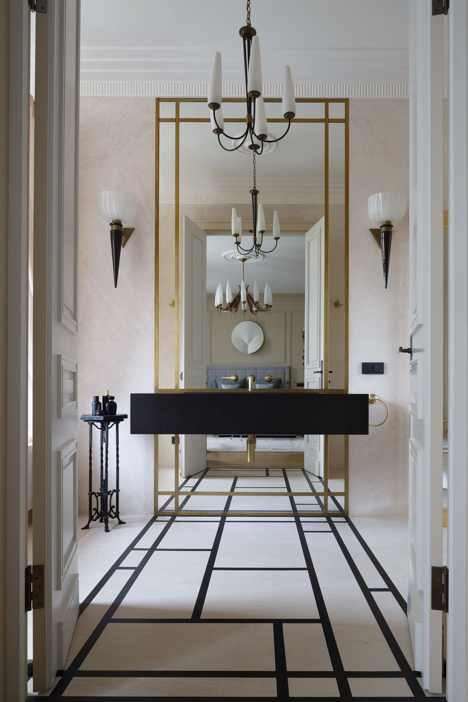 Фотография: Ванная в стиле Классический, Современный, Квартира, Проект недели, Подмосковье, Более 90 метров, Елена Корнилова – фото на INMYROOM