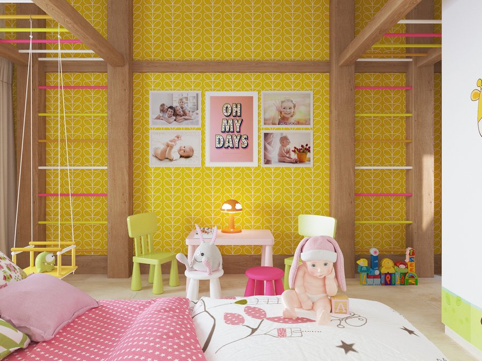 Фотография: Детская в стиле Скандинавский, Современный, Дом, Украина, Проект недели, Киев, Дом и дача, Кирпичный дом, Михаил Ильченко, Алена Прядко – фото на INMYROOM