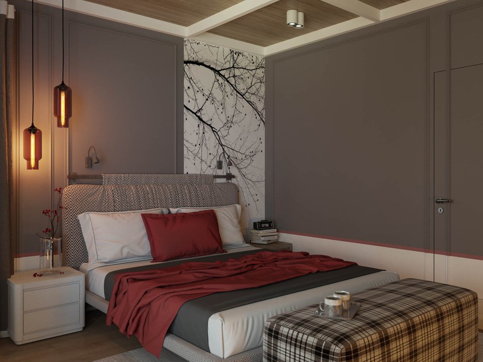 Фотография: Спальня в стиле Современный, Прованс и Кантри, Дом, Проект недели, Дом и дача, Истринский район, Студия Волковых, 4 и больше, Более 90 метров – фото на INMYROOM