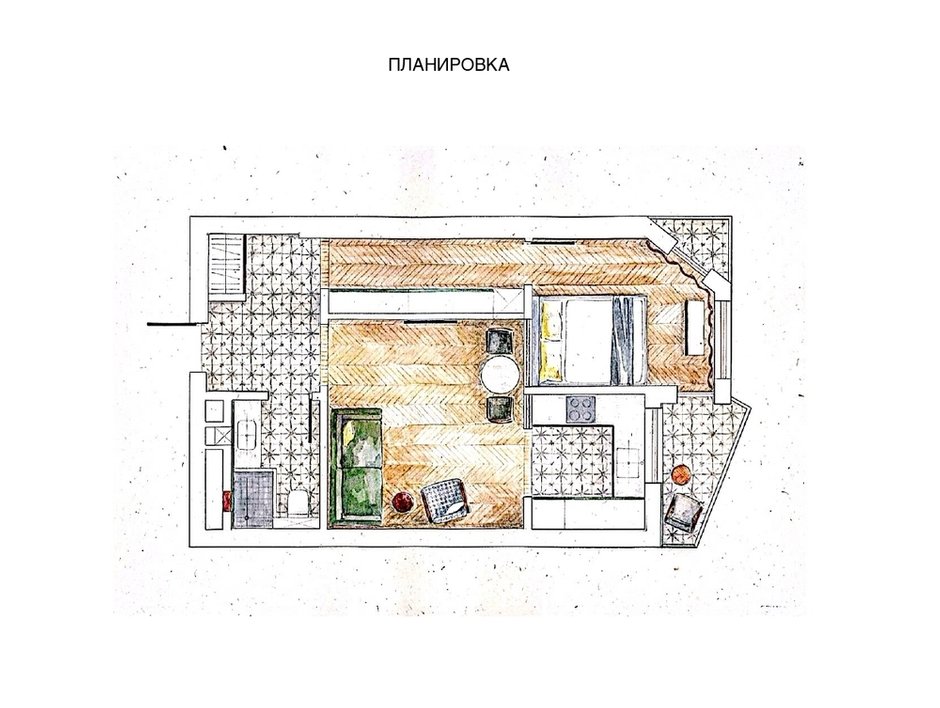 Фотография:  в стиле , Современный, Квартира, Проект недели, Самара, 2 комнаты, 40-60 метров, Virstak design – фото на INMYROOM