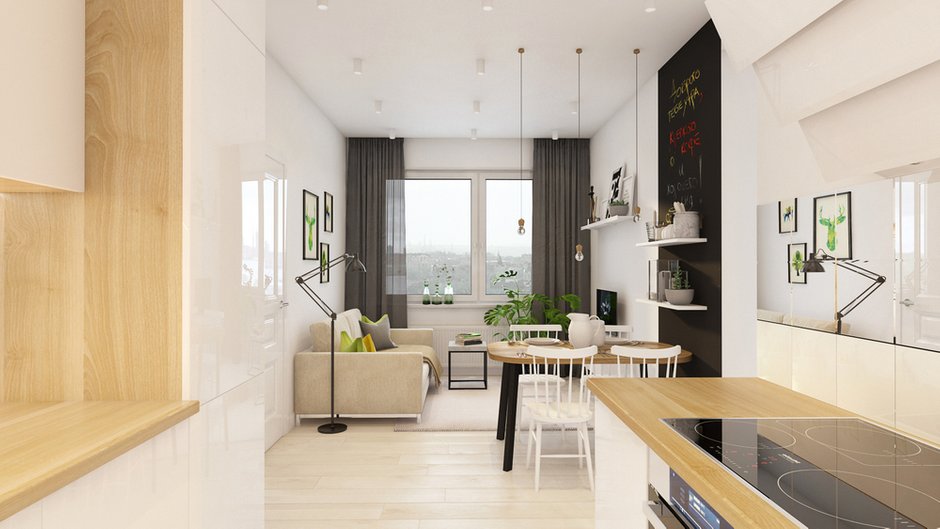 Фотография:  в стиле , Квартира, Проект недели, Монолитный дом, 4 и больше, 60-90 метров, Ольга Васильева, May Design, ЖК Gröna Lund – фото на INMYROOM