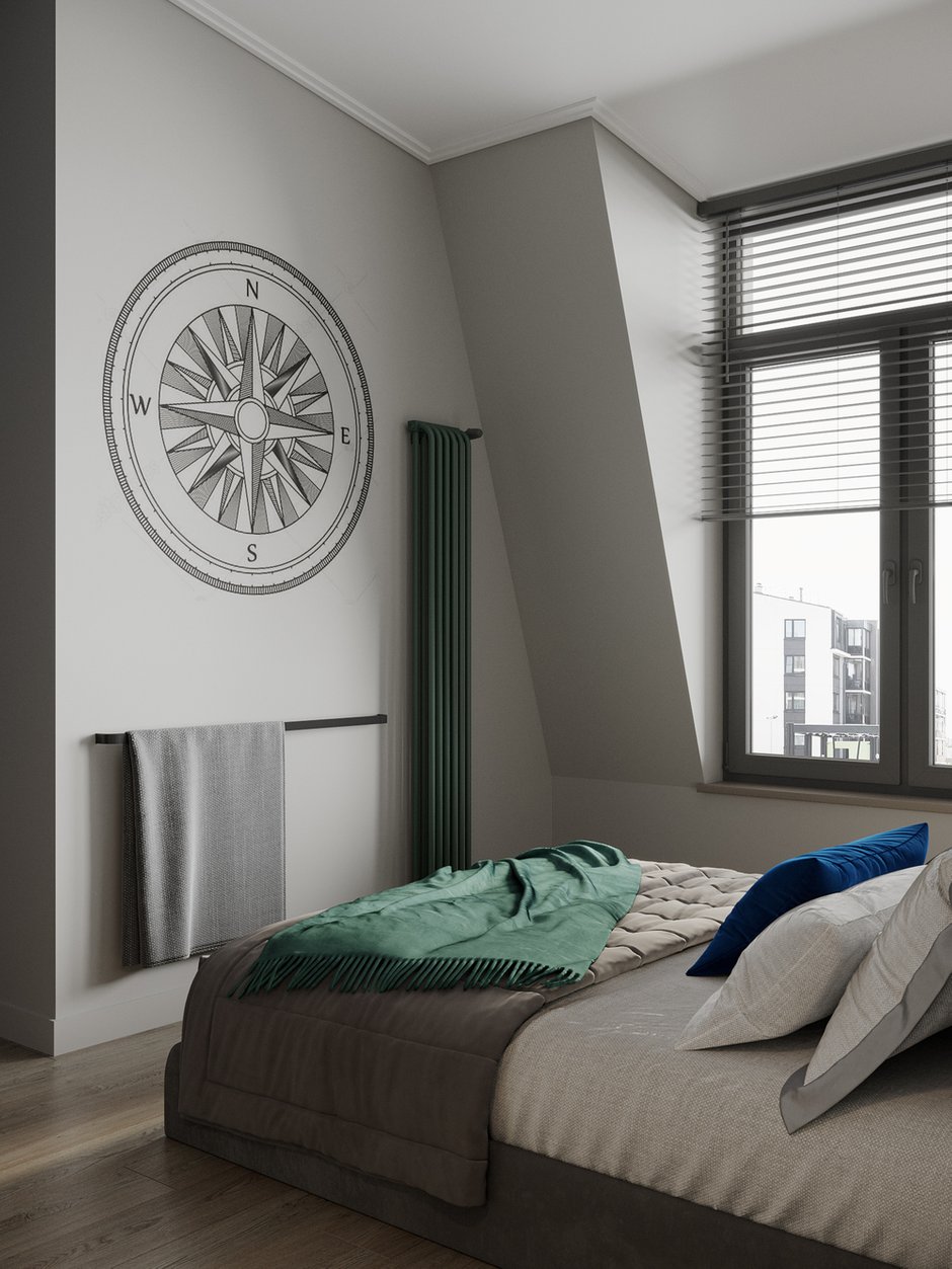 Фотография: Спальня в стиле Современный, Квартира, Проект недели, Санкт-Петербург, Татьяна Воронцова, 3 комнаты, 60-90 метров – фото на INMYROOM