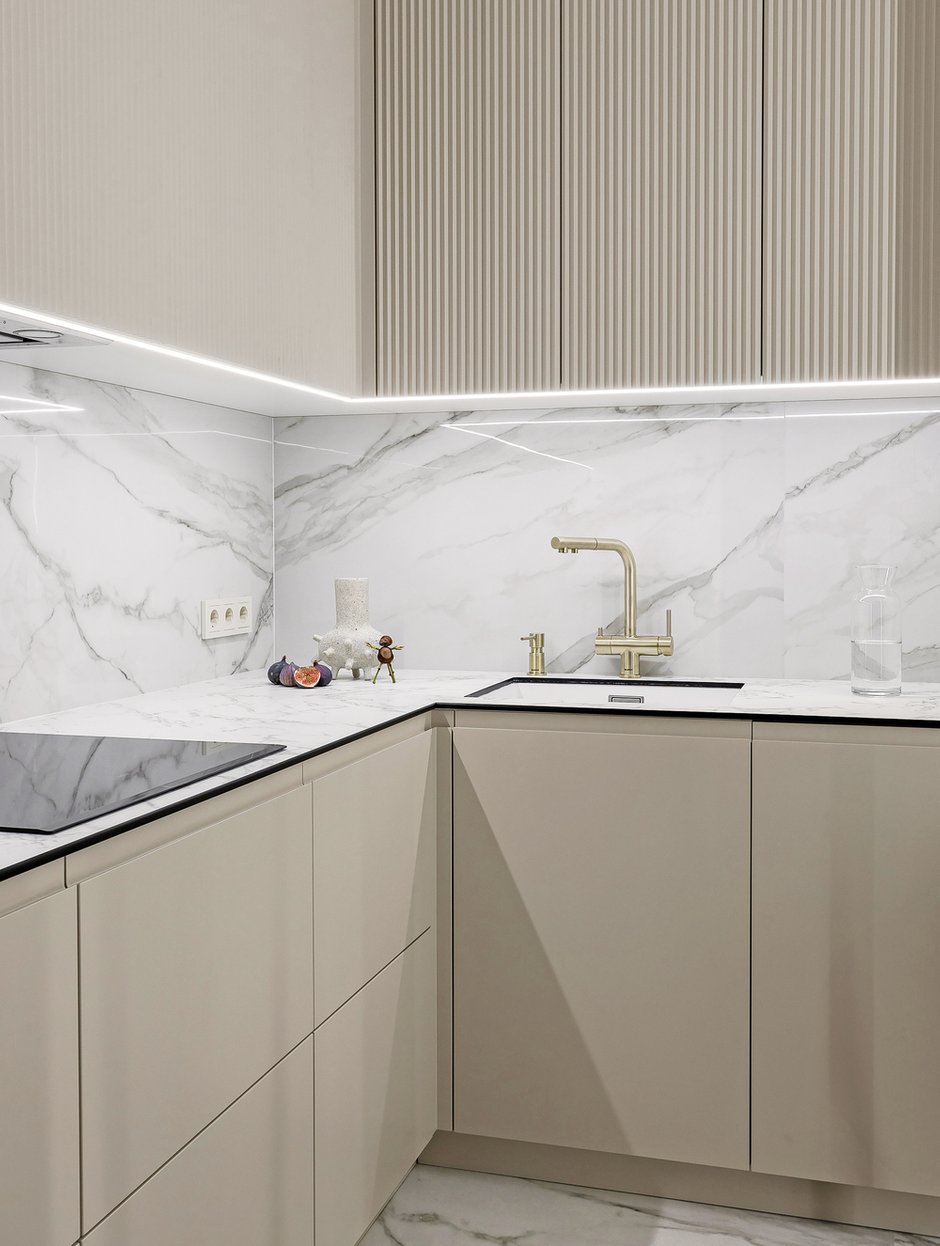 Фотография:  в стиле , Квартира, Проект дня, Беларусь, Минск, 2 комнаты, 40-60 метров, современный/минимализм, Сергей Баламатюк, Оксана Баламатюк – фото на INMYROOM