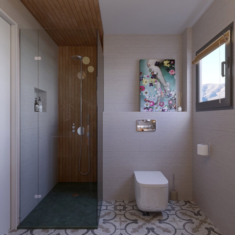 Фотография: Ванная в стиле Современный, Эклектика, Квартира, Испания, Белый, Проект дня, 2 комнаты, 40-60 метров, Бенидорм, Сергей Рынденкин – фото на INMYROOM