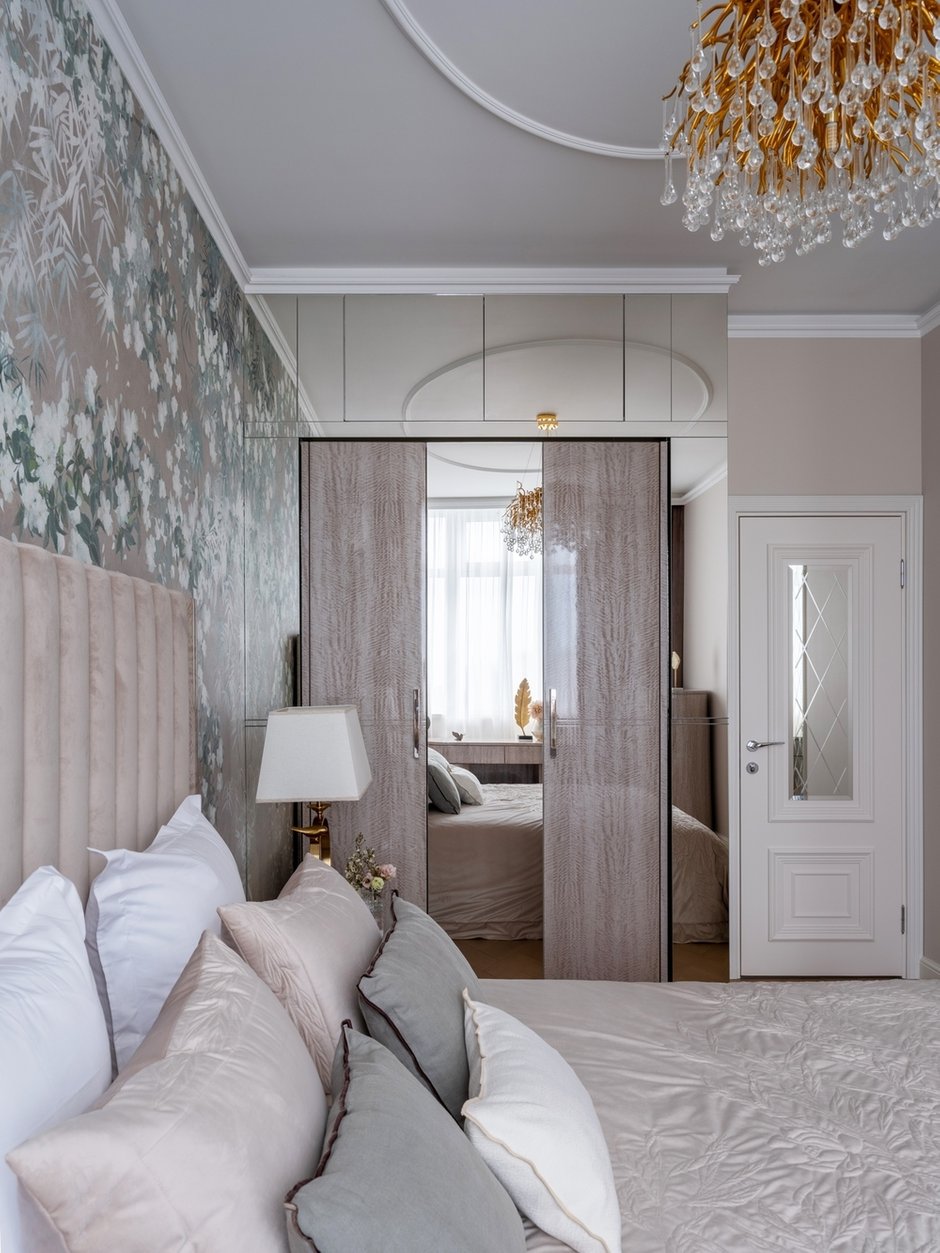 Фотография: Спальня в стиле Классический, Современный, Квартира, Проект недели, Ростов-на-Дону, 1 комната, до 40 метров, 40-60 метров, Катерина Котляровская – фото на INMYROOM