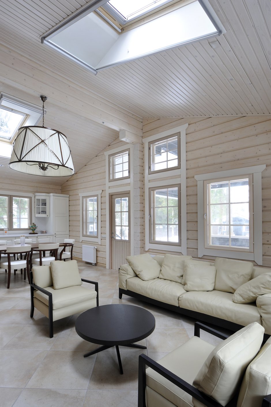 Фотография: Гостиная в стиле Современный, Кухня и столовая, Прованс и Кантри, Дом, Проект недели, Дача, Подмосковье, Московская область, Дмитровский район, до 40 метров, Юрий Зыбенко – фото на INMYROOM