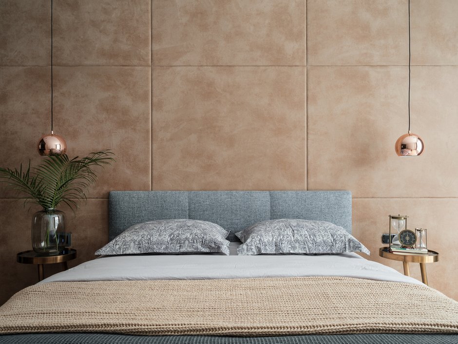 Фотография: Спальня в стиле Современный, Квартира, Проект дня, Москва, Евгения Ермолаева, EEDS, 3 комнаты, 60-90 метров – фото на INMYROOM