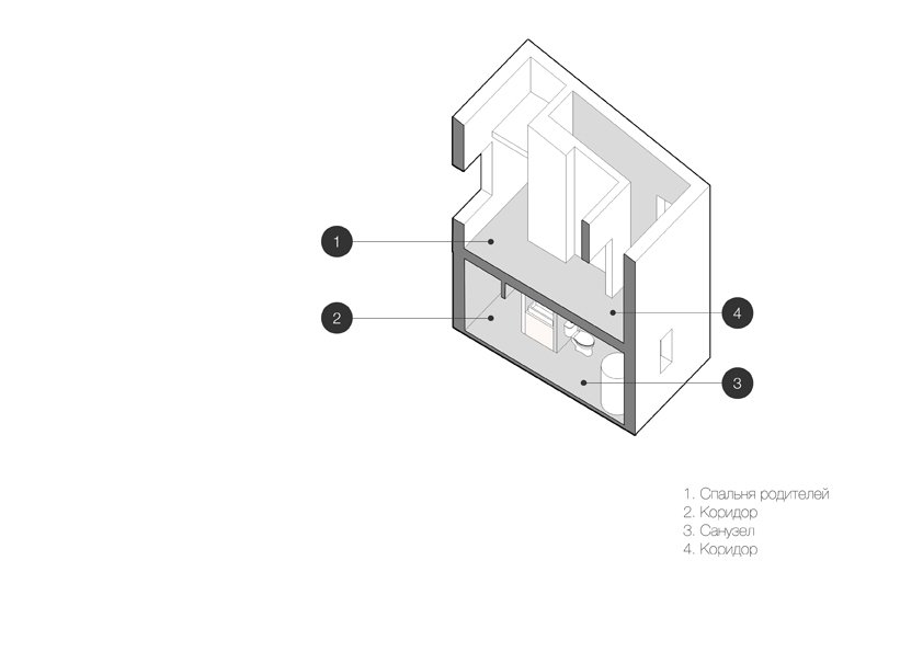 Фотография: Планировки в стиле , Современный, Дом, Белый, Проект дня, Черный, Зеленый, Желтый, Дом и дача, Московская область, Лапино, Le Atelier, как оформить маленький дом, как построить маленький дом, проект маленького дома, маленький загородный дом – фото на INMYROOM