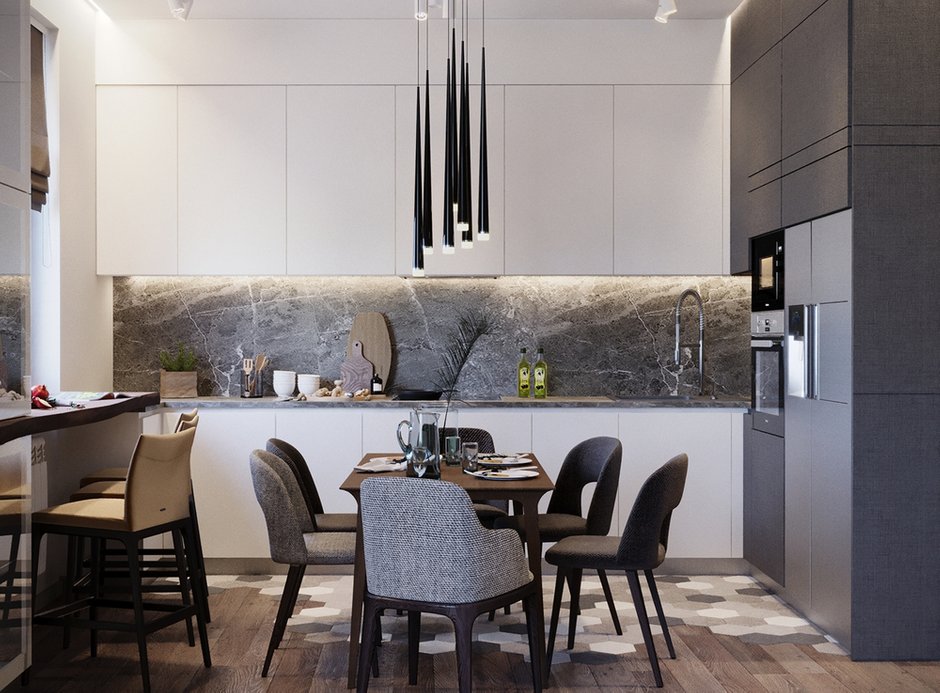 Фотография: Кухня и столовая в стиле Современный,  – фото на INMYROOM