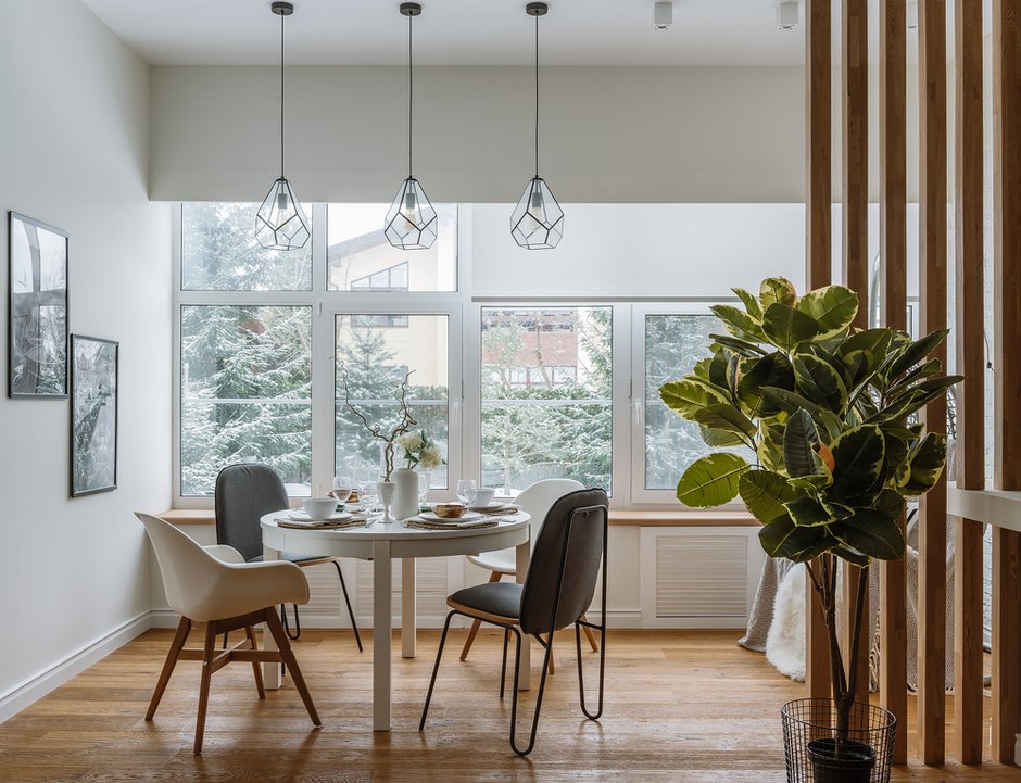 Фотография: Кухня и столовая в стиле Скандинавский, Дом, Проект недели, Дом и дача, Одинцовский район, 4 и больше, Более 90 метров, Наталья Балашова – фото на INMYROOM