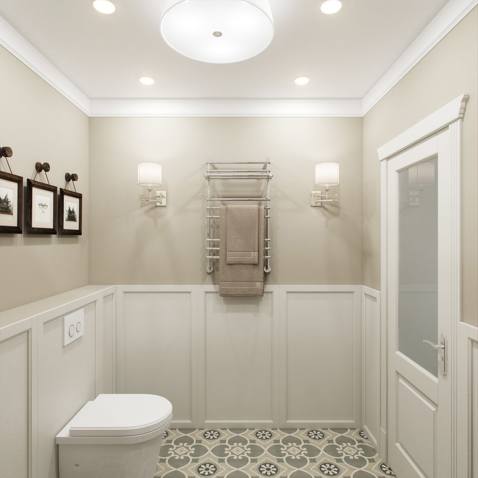 Фотография: Ванная в стиле Прованс и Кантри, Квартира, Проект дня, Татьяна Воронцова – фото на INMYROOM