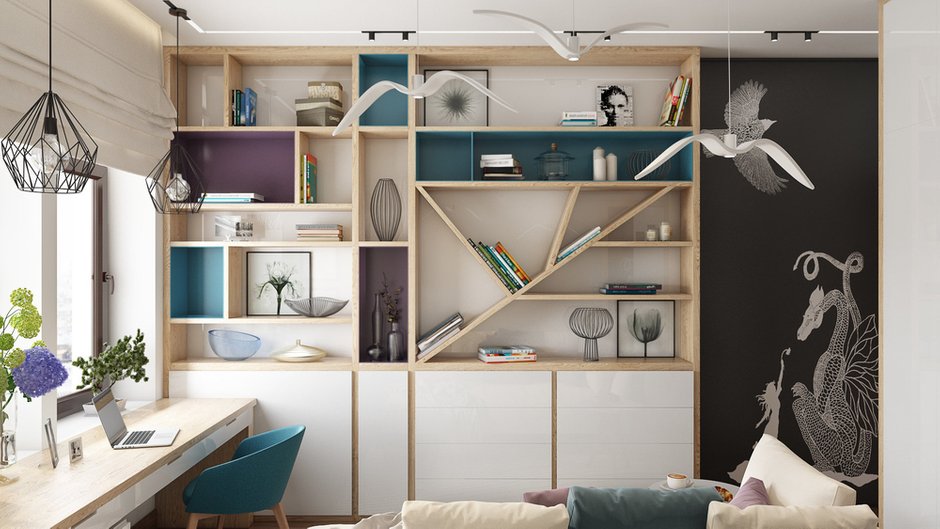 Фотография: Детская в стиле Современный, Скандинавский, Квартира, Miele, Проект недели, Санкт-Петербург, Монолитный дом, 4 и больше, Более 90 метров, Fisheye Studio – фото на INMYROOM