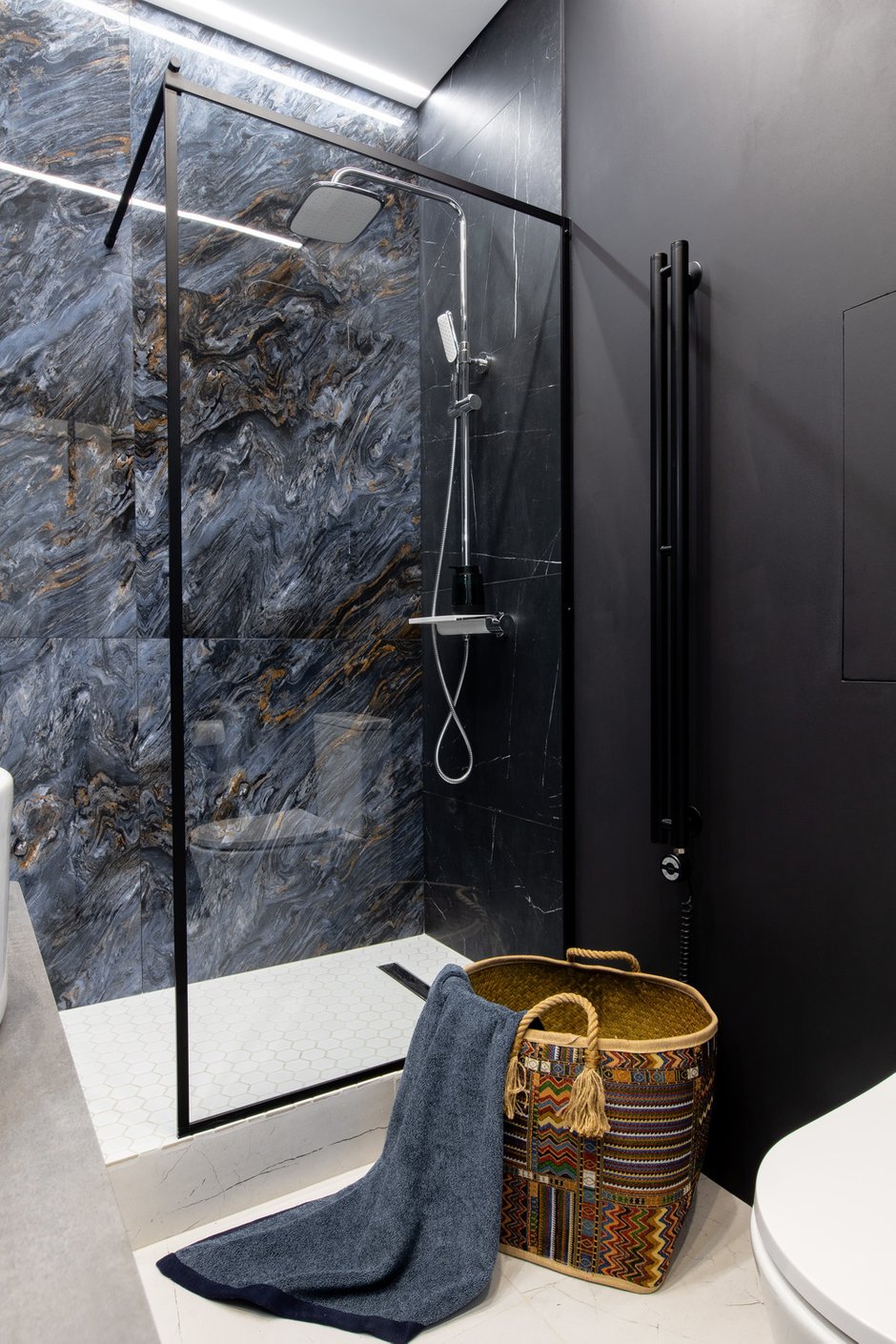 Фотография: Ванная в стиле Минимализм, Квартира, Студия, Проект дня, Москва, до 40 метров, Давид Аксенов – фото на INMYROOM