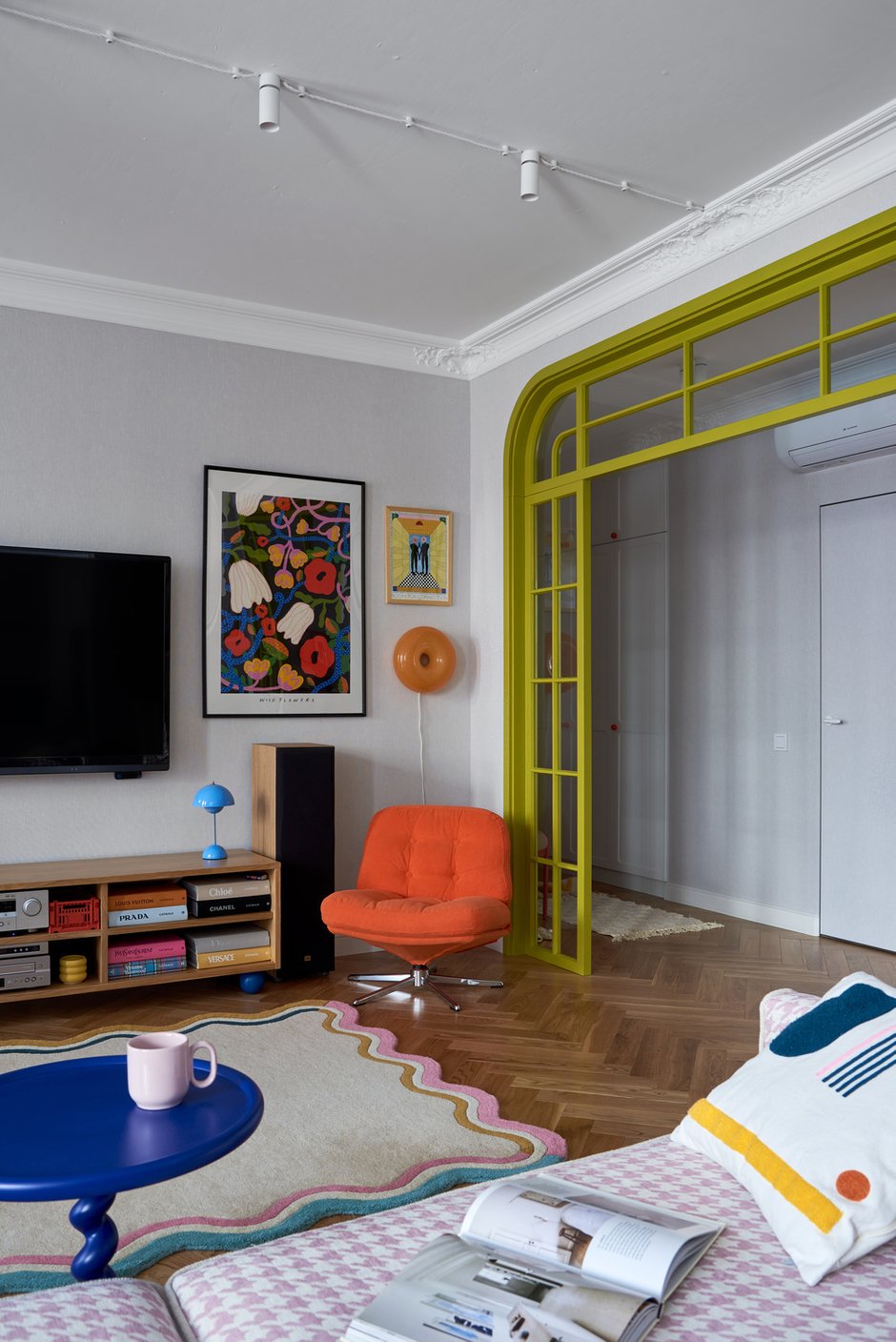 Фотография:  в стиле , Эклектика, Квартира, Проект дня, Беларусь, Минск, 2 комнаты, 60-90 метров, Анжелика Макаревич – фото на INMYROOM