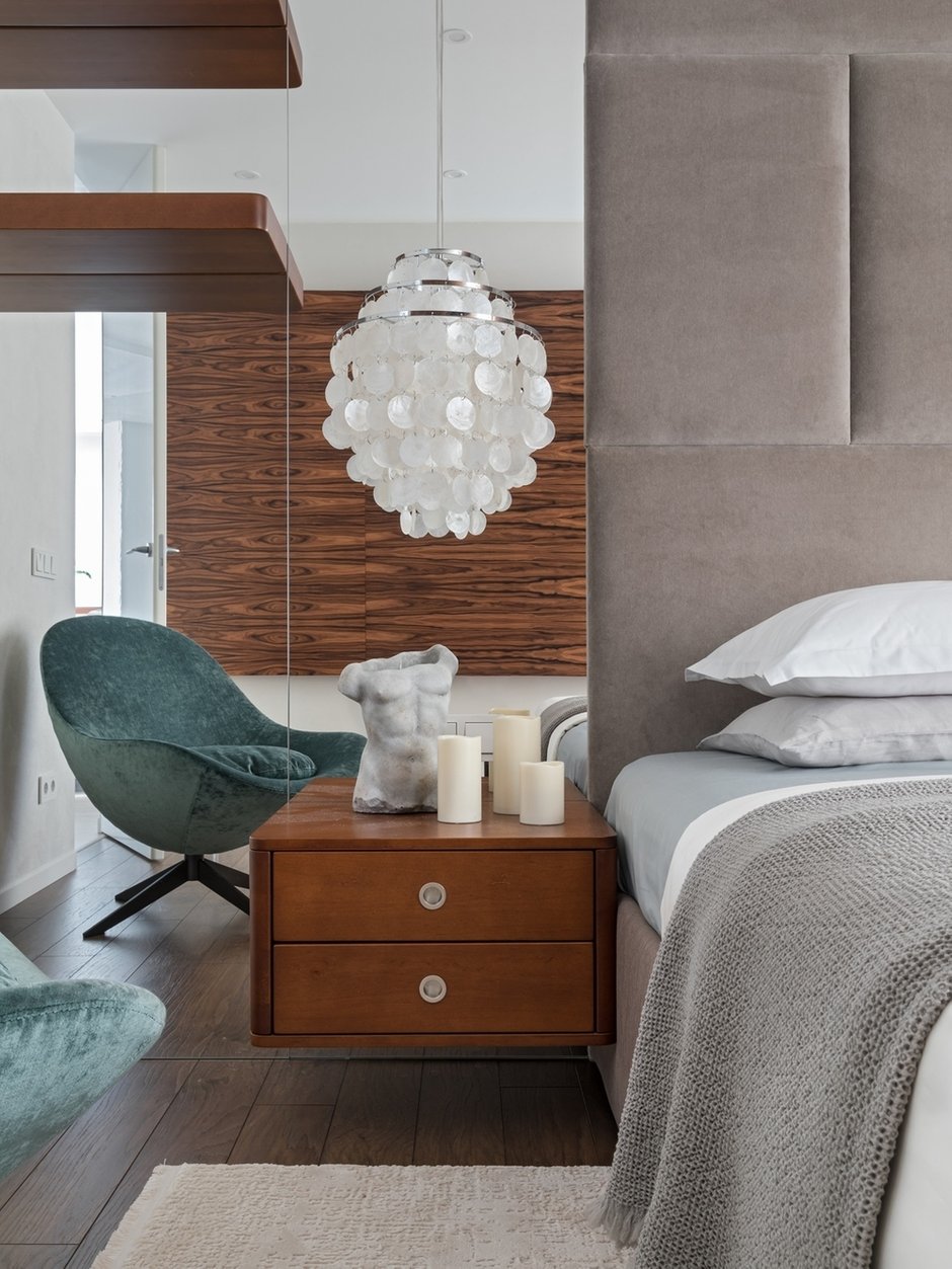 Фотография: Спальня в стиле Современный, Квартира, Проект дня, Минск, Евгения Лыкасова, 4 и больше, Более 90 метров – фото на INMYROOM