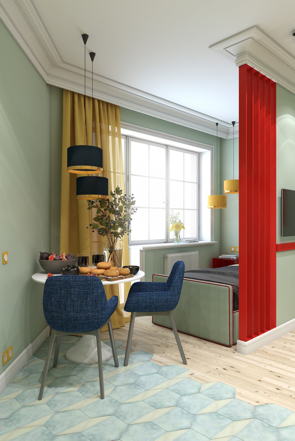 Фотография: Кухня и столовая в стиле Современный, Квартира, Студия, Проект недели, Марина Саркисян, Финляндия, до 40 метров – фото на INMYROOM