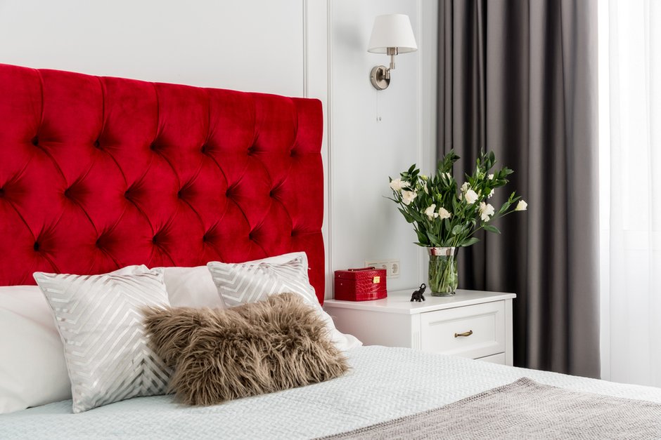 Фотография: Спальня в стиле Классический, Современный, Квартира, Проект недели, Москва, Монолитный дом, 2 комнаты, 40-60 метров, Наталья Широкорад – фото на INMYROOM