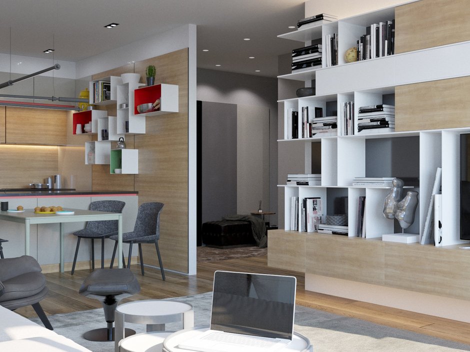 Фотография: Гостиная в стиле Современный, Проект недели, Москва, Павел Алексеев – фото на INMYROOM