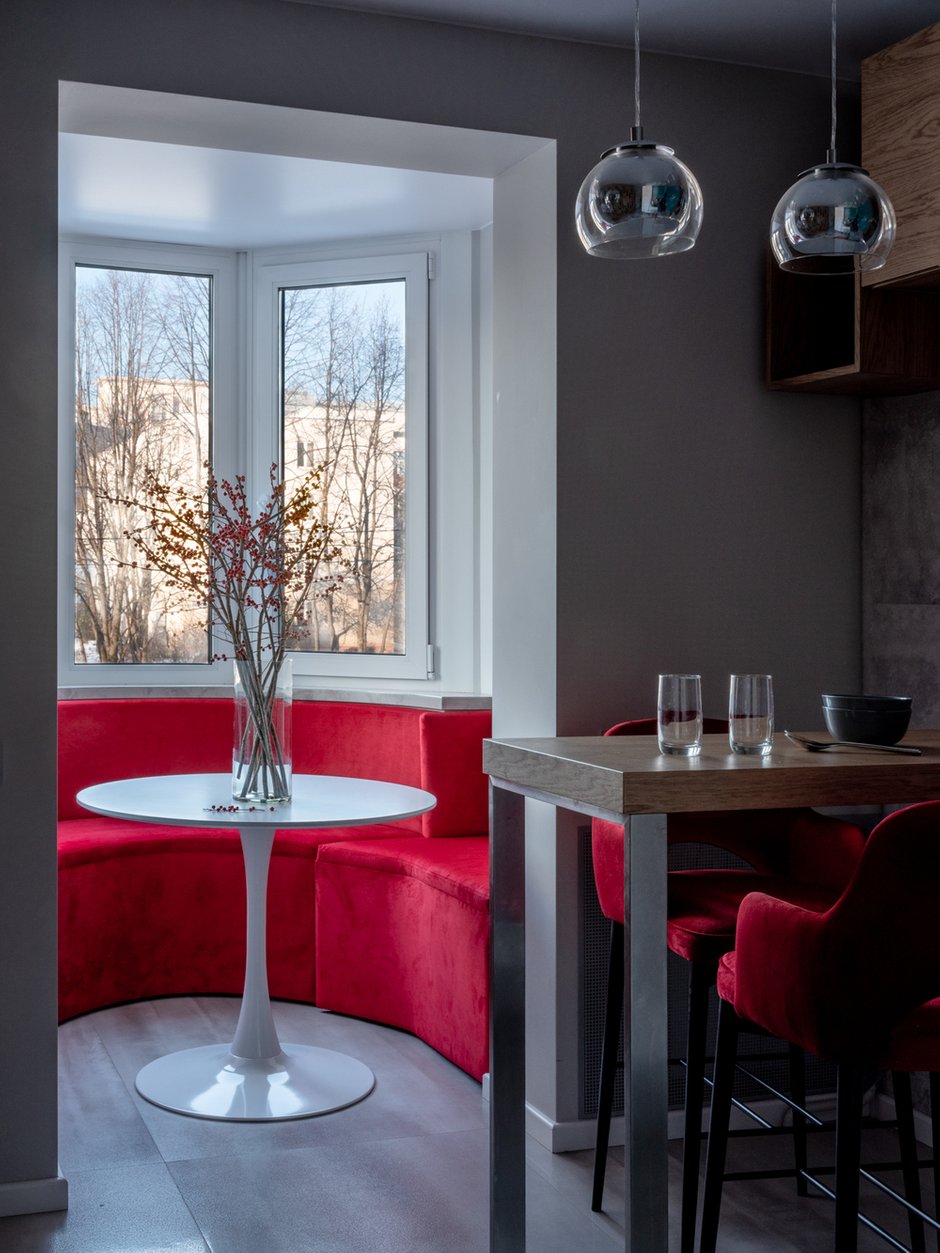 Фотография: Кухня и столовая в стиле Современный, Квартира, Проект дня, Москва, П-55, Панельный дом, 4 и больше, 60-90 метров, Анна Елина – фото на INMYROOM