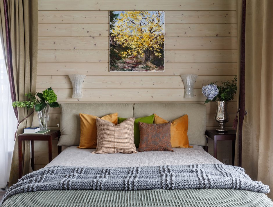 Фотография: Спальня в стиле Классический, Современный, Дом, Проект недели, Дом и дача, Московская область, 4 и больше, Более 90 метров, Елена Французова – фото на INMYROOM