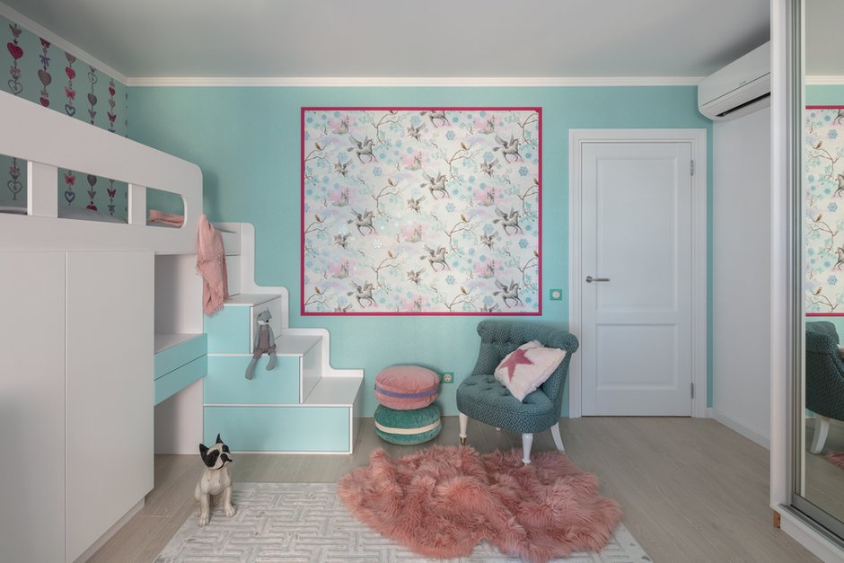 Фотография: Детская в стиле Современный, Квартира, Проект недели, Москва, Панельный дом, 2 комнаты, 40-60 метров, Анна Елина – фото на INMYROOM