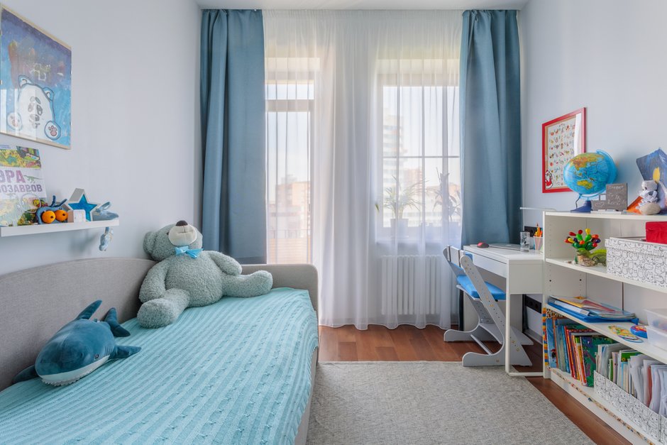 Фотография: Детская в стиле Современный, Квартира, Проект недели, Москва, 4 и больше, 60-90 метров, Спецпроект – фото на INMYROOM