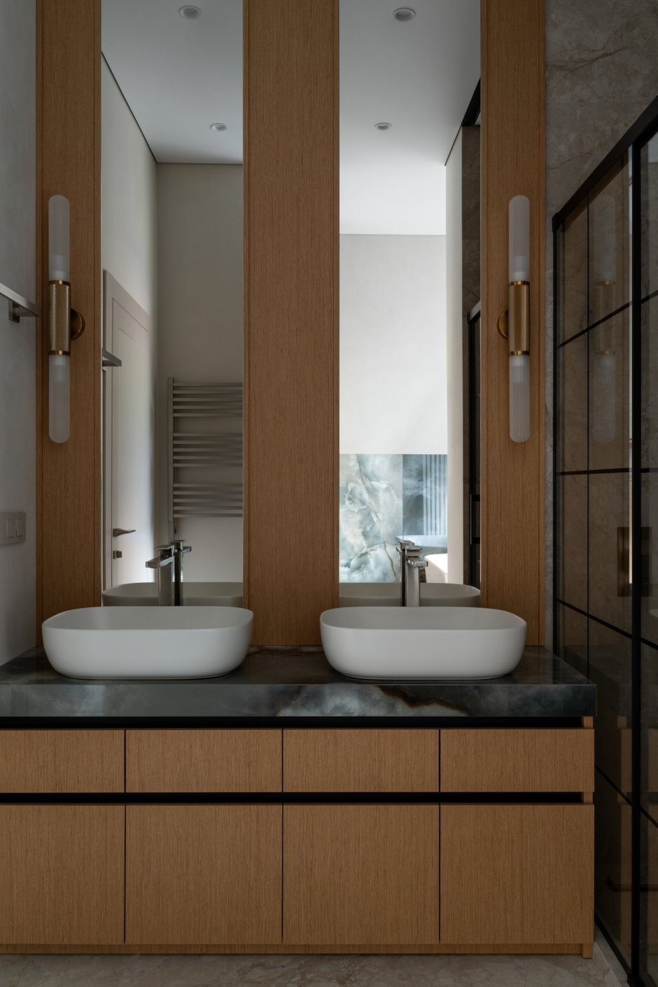 Фотография: Ванная в стиле Современный, Дом, Проект дня, Дом и дача, Татарстан, Кирпичный дом, 4 и больше, Более 90 метров – фото на INMYROOM