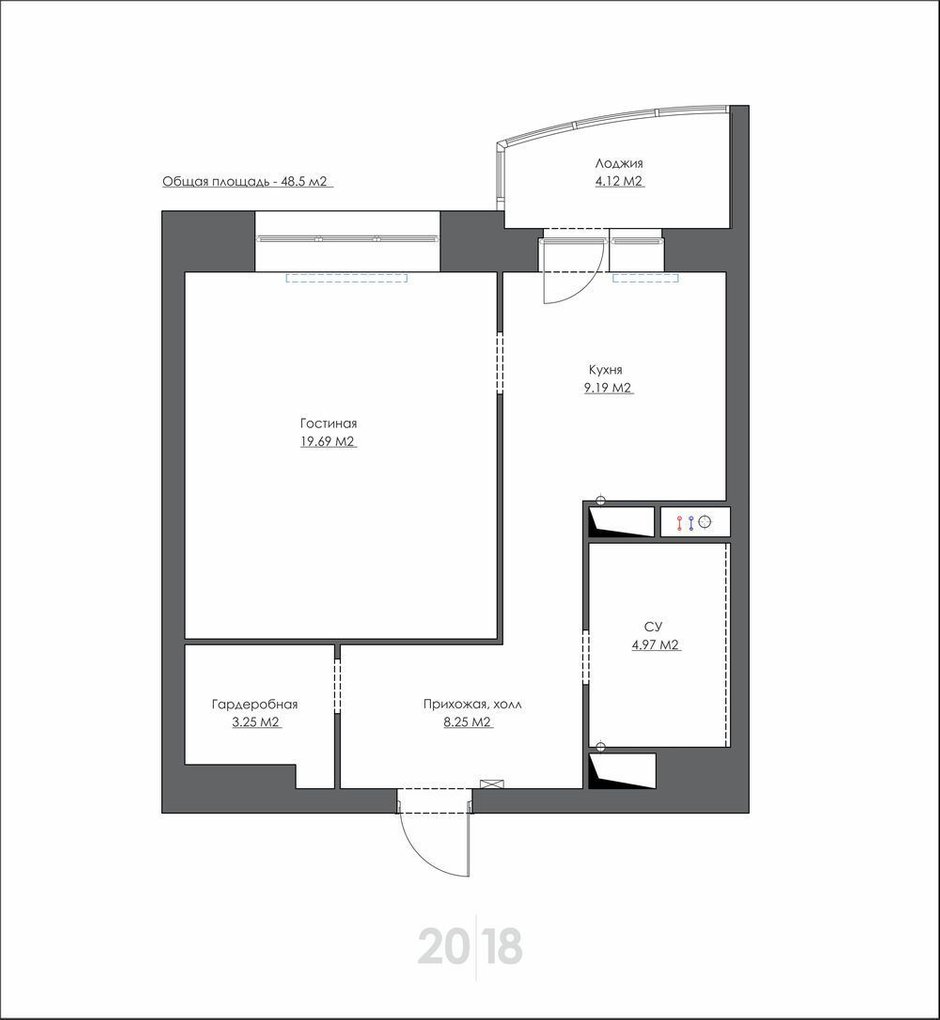 Обмерный план