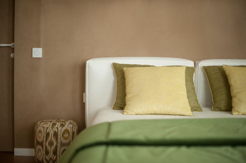 Фотография: Спальня в стиле Современный, Квартира, Минимализм, Проект недели, Эко, новостройка, Ростов-на-Дону, Анастасия Тюменева, Монолитный дом, 2 комнаты, Более 90 метров – фото на INMYROOM