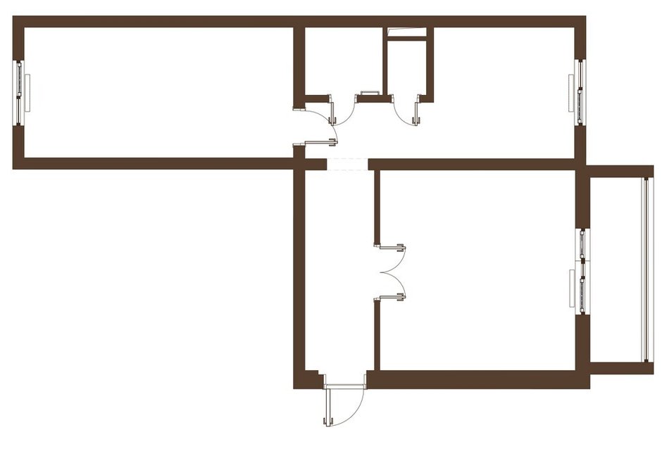 Фото: Стильная, Модерн, Квартира, Проект дня, Панельный дом, 2 комнаты, 60-90 метров, Челябинская область, Влада Николаева – фото на INMYROOM