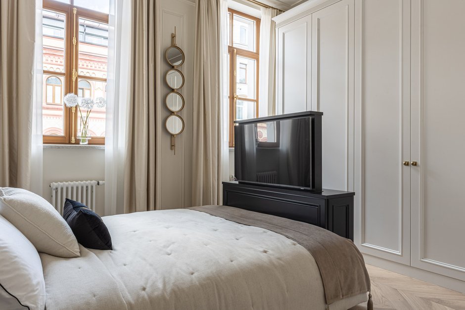 Фотография:  в стиле , Классический, Современный, Квартира, Проект дня, Кирпичный дом, 2 комнаты, 60-90 метров, Оксана Пастернак – фото на INMYROOM