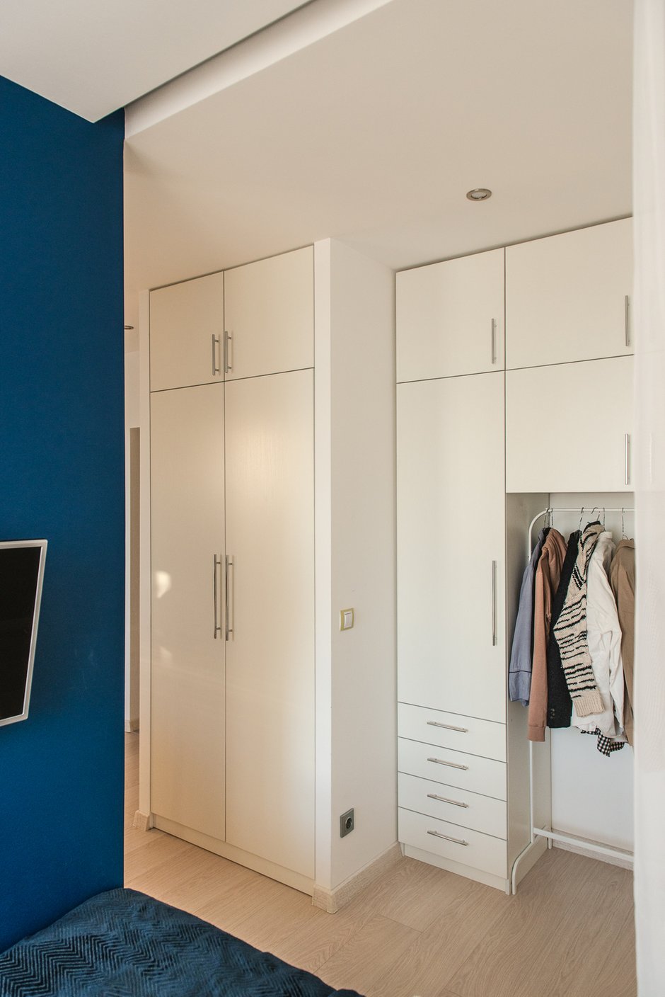 Фотография: Спальня в стиле Современный, Скандинавский, Малогабаритная квартира, Квартира, Студия, Проект недели, Волгоград, до 40 метров, Анна Букаева – фото на INMYROOM