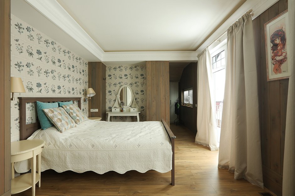 Фотография:  в стиле , Дом, Россия, Artemide, Vitra, IKEA, Проект недели, Ideal Lux, Hansgrohe, Tikkurila, Quickstep, Bosсh, Boras Tapeter, Бурцево, Sharp, Parador, Stroeher, Анна Жемерева, П-образная кухня – фото на INMYROOM