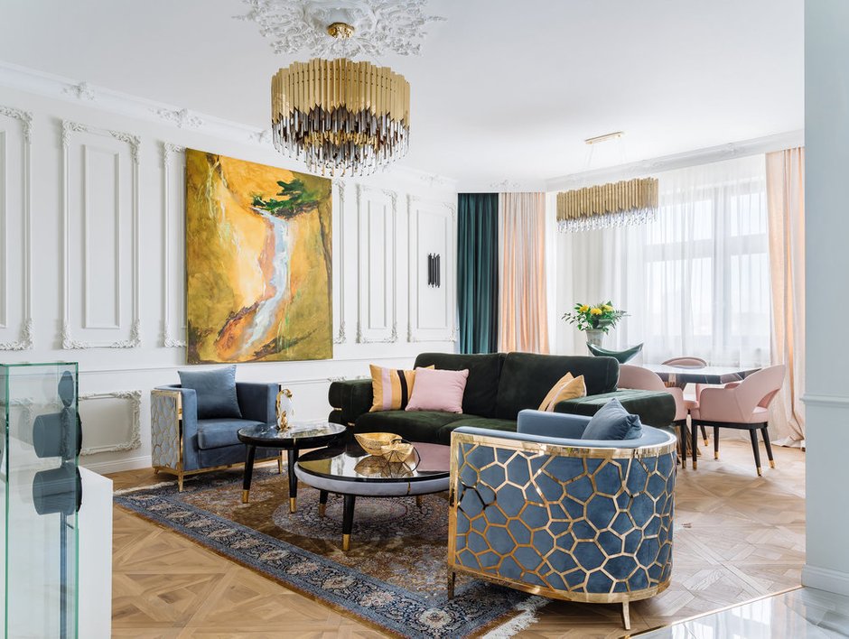 Фотография: Гостиная в стиле Классический, Современный, Гид – фото на INMYROOM