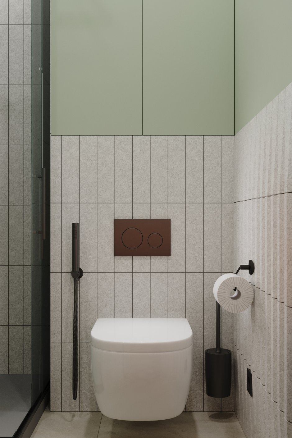 Фотография: Ванная в стиле Современный, Квартира, Проект недели, Москва, 3 комнаты, 60-90 метров, Светлана Стулова – фото на INMYROOM