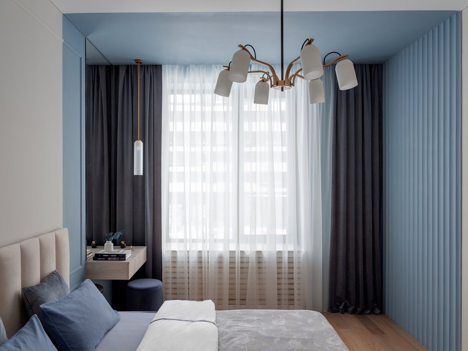 Фотография: Спальня в стиле Минимализм, Современный, Квартира, Проект недели, Москва, 1 комната, 40-60 метров, Светлана Пичугина – фото на INMYROOM