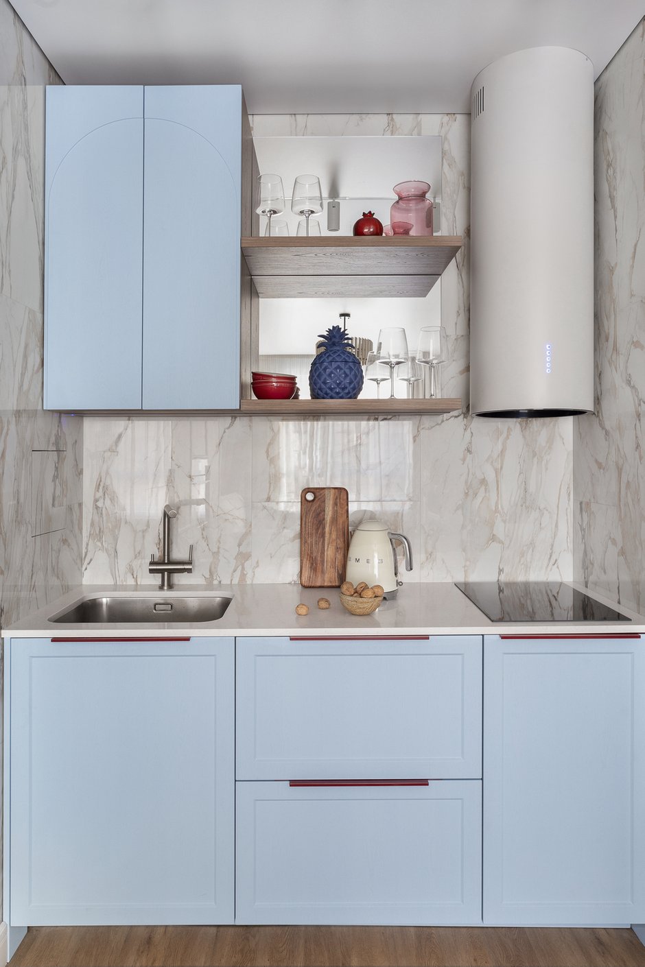 Фотография:  в стиле , Современный, Малогабаритная квартира, Квартира, Проект дня, Москва, 2 комнаты, до 40 метров, Светлана Ласеева – фото на INMYROOM