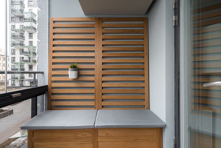 Фотография: Балкон в стиле Современный, Квартира, Проект недели, Санкт-Петербург, 3 комнаты, Более 90 метров, Lavhome, Тамара Литус – фото на INMYROOM