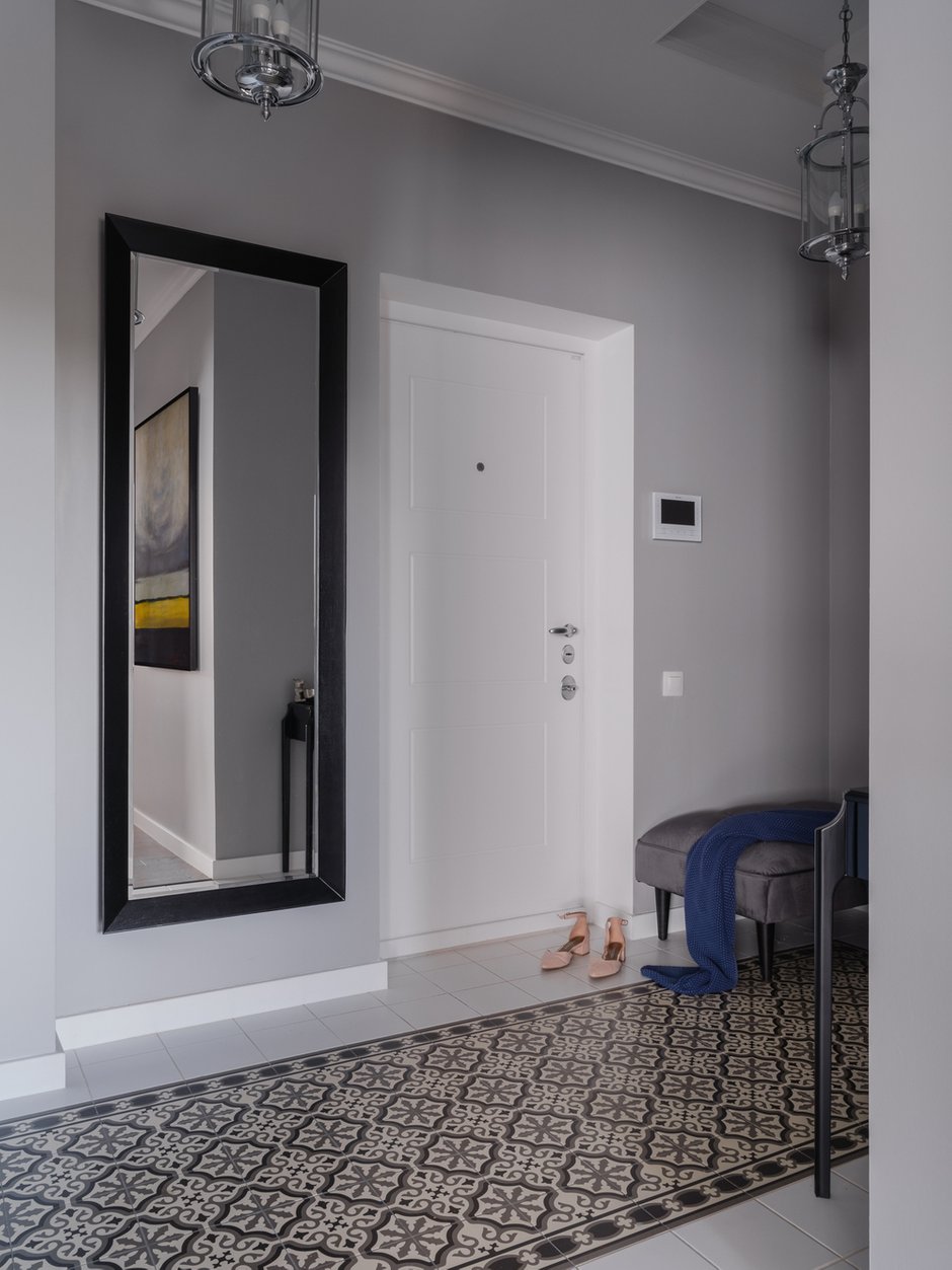 Фотография: Прихожая в стиле Современный, Квартира, Проект дня, Москва, 3 комнаты, Более 90 метров, Мария Исакова, Мария Солдатова – фото на INMYROOM