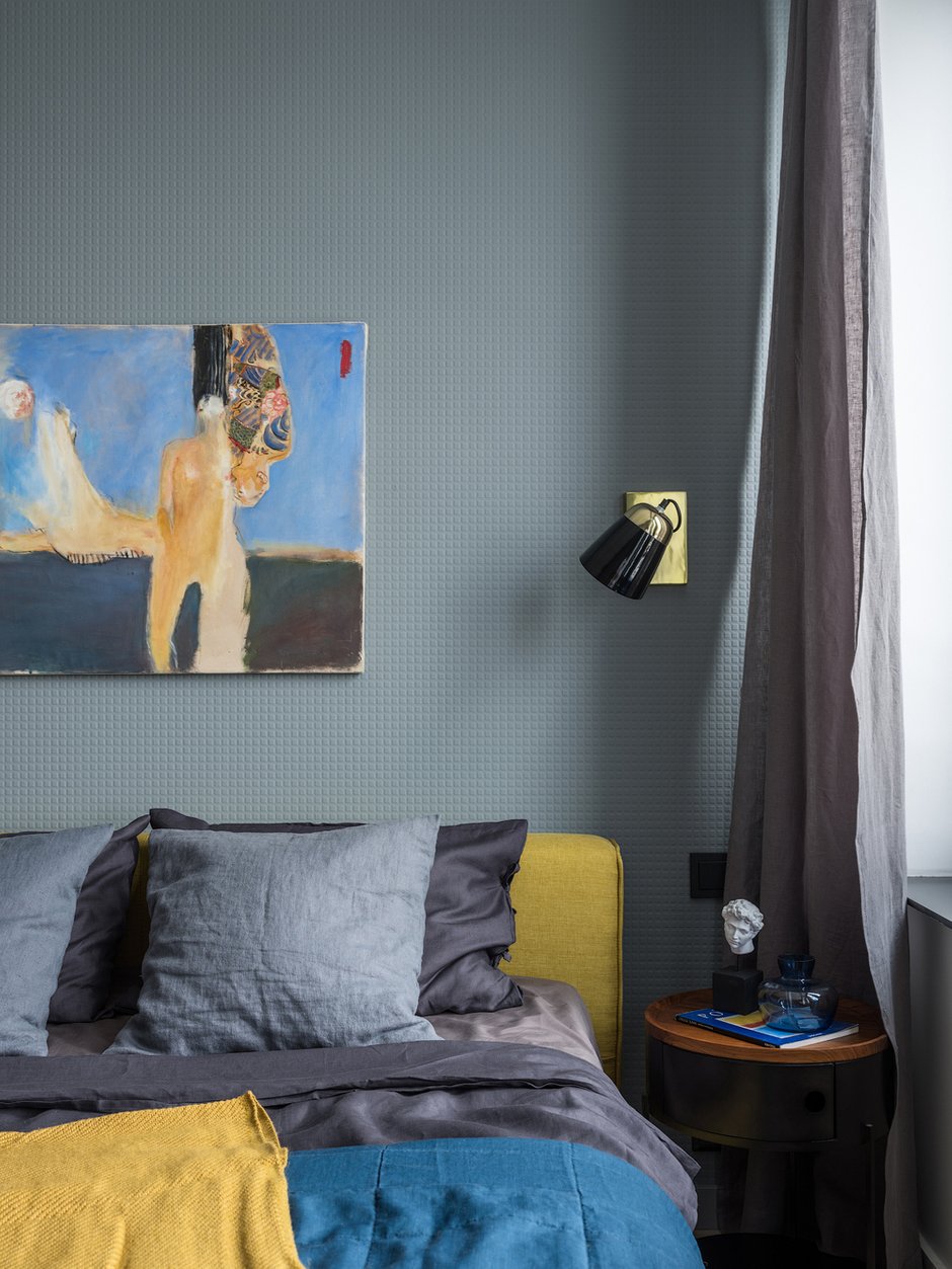 Фотография: Спальня в стиле Современный, Квартира, Проект дня, Москва, 3 комнаты, 60-90 метров, Insdesign, Виолетта Никитина – фото на INMYROOM