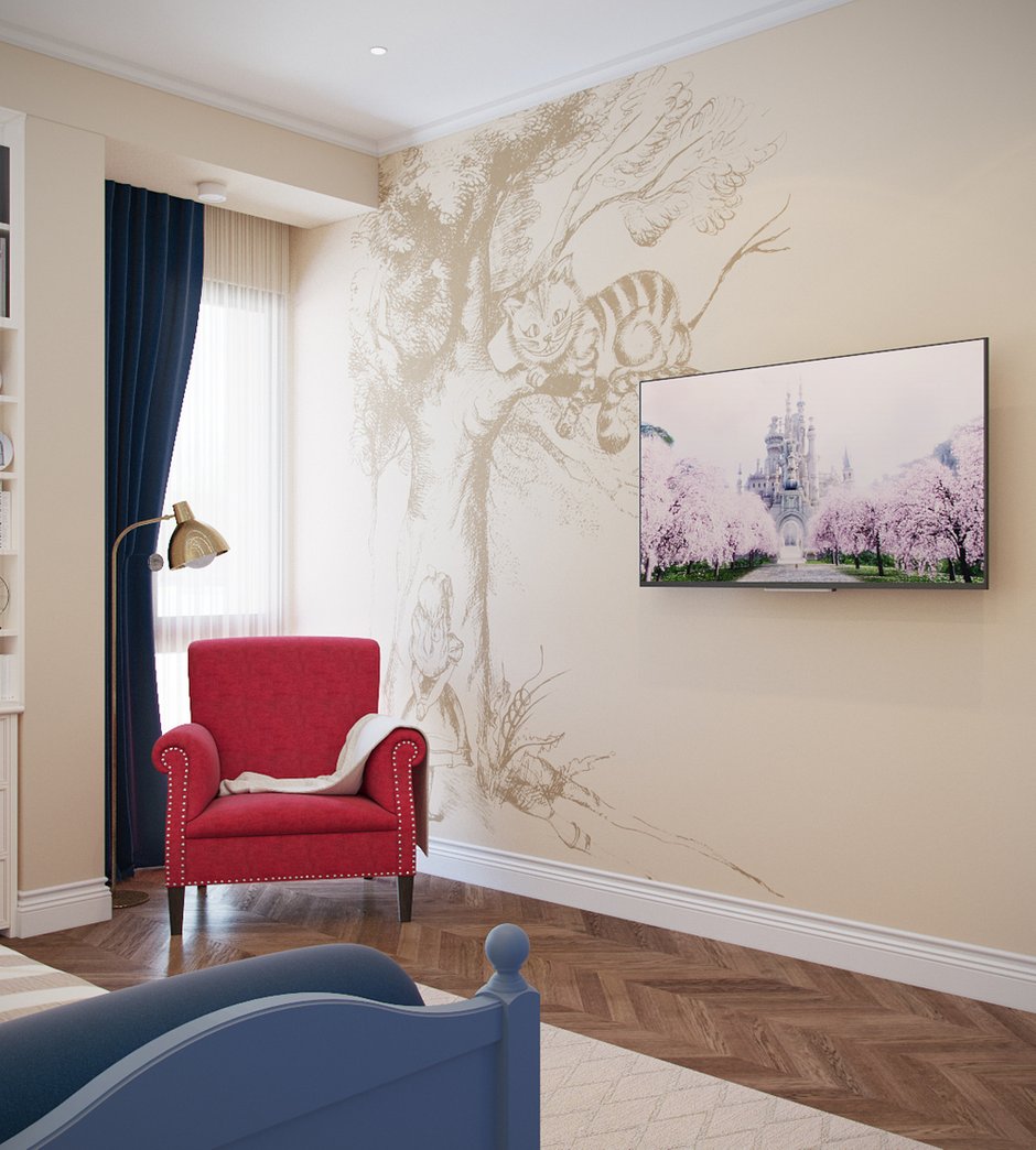 Фотография: Детская в стиле Классический, Современный, Квартира, Проект недели, Химки, Екатерина Попова, Московская область, Студия 3.14, Тимур Абдрахманов, Борис Комаровский, новостройка, Алена Горшкова, Монолитный дом, 4 и больше, Более 90 метров – фото на INMYROOM