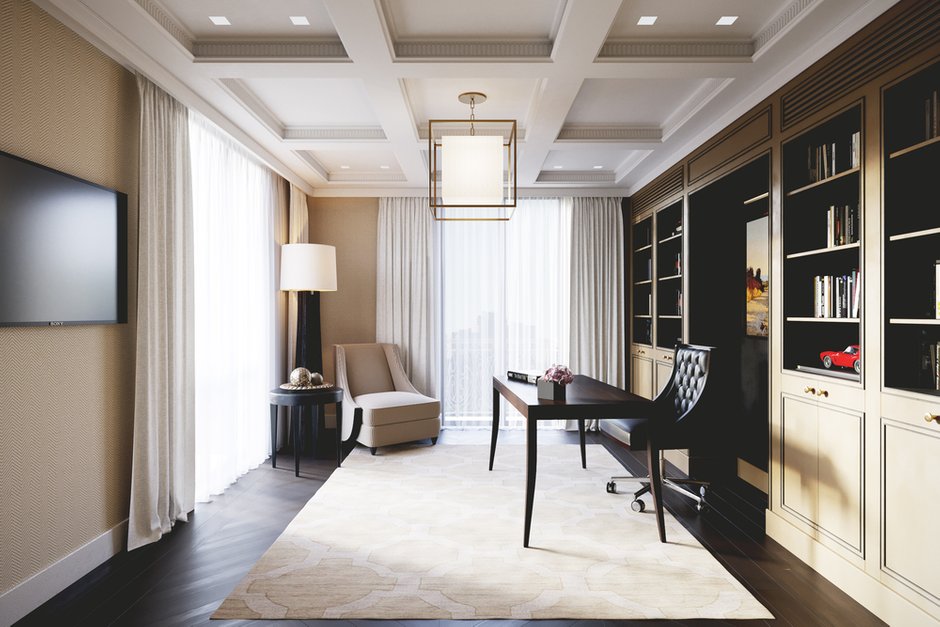 Фотография: Кабинет в стиле Современный, – фото на INMYROOM