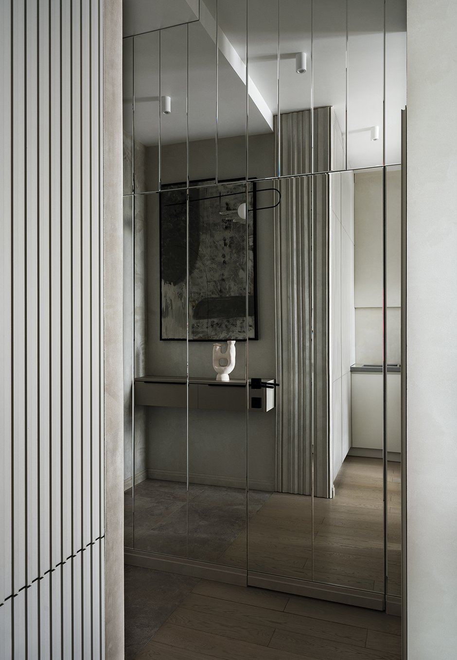 Фотография: Прихожая в стиле Современный, Квартира, Минимализм, Проект недели, Москва, 1 комната, до 40 метров, Дарья Сатина – фото на INMYROOM